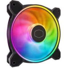 Cooler Master MasterFan MF120 HALO² Fan 1-Pack - Premium 120 mm Black RGB Cooling Solution